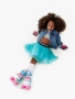 Ролики Amarobaby Disco раздвижные со светящимися колесами, розовые, размер 30-33