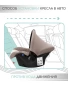 Автокресло детское AMAROBABY Baby comfort, группа 0+, (бежевый)