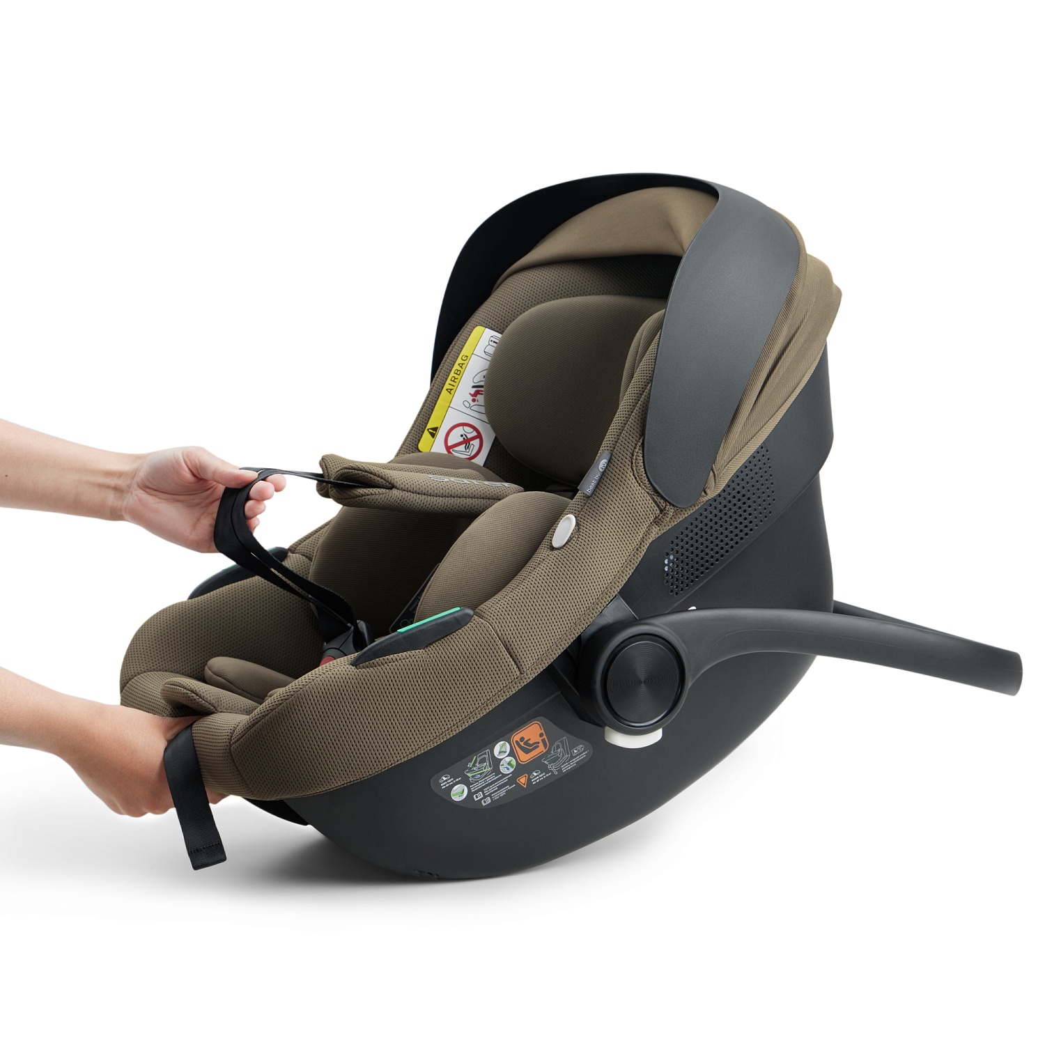 Happy Baby Автокресло SAFER, dark olive