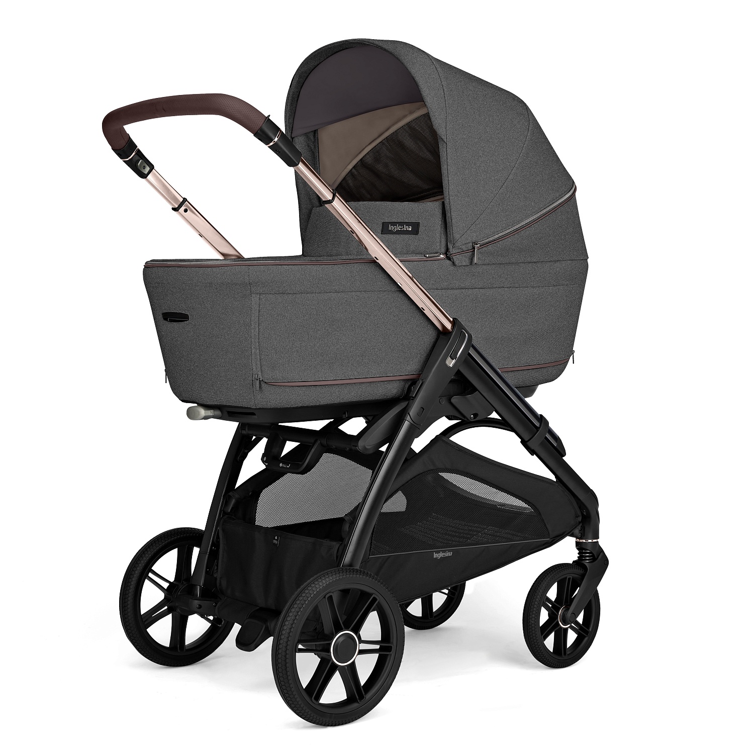 Коляска 3 в 1 Inglesina Aptica Velvet Grey Darwin i-Size