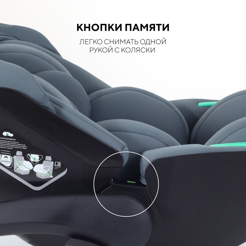 Автокресло RANT AY370 "MIRO" Graphite (40-87см)