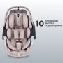 Автокресло RANT AY378 "ASTER zero" Beige (40-87см)