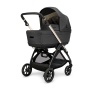 Коляска 2 в 1 Inglesina Electa New с подставкой под люльку Stand Up, Upper Black