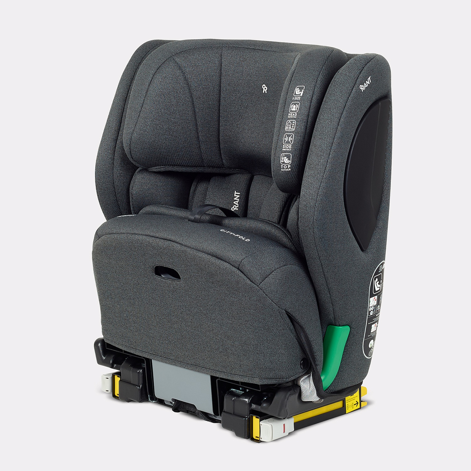 Автокресло RANT KBH315 "CITY+FOLD" (Grey) (76-150 см)