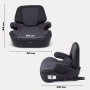 Автокресло RANT AY313 "TURBO PRO" Isofix (Grey) группа 3 (22-36 кг)