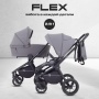 Коляска детская RANT "FLEX" (2в1) RA076 Graphite