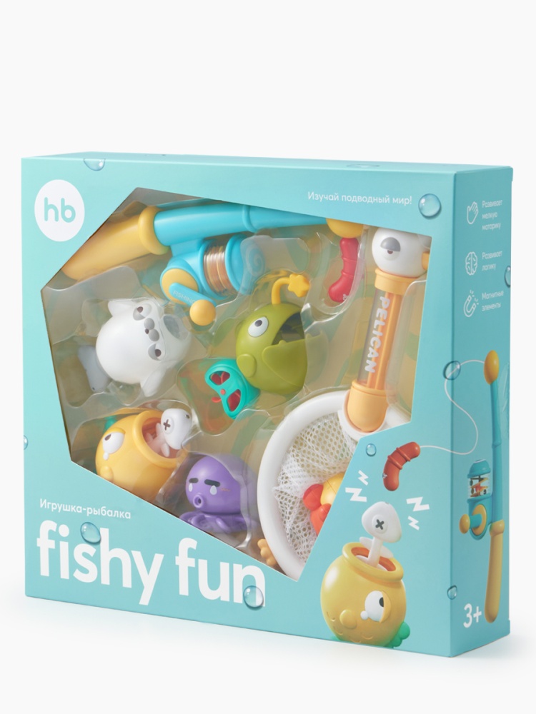 Happy Baby Игрушка рыбалка FISHY FUN «ФИШИ ФАН», разноцветный / multicoloured