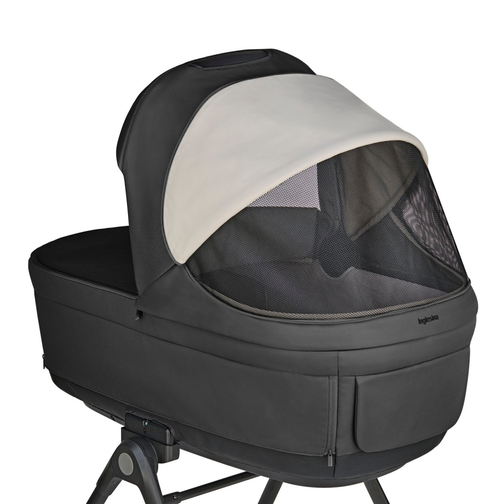 Коляска 2 в 1 Inglesina Electa New с подставкой под люльку Stand Up, Upper Black