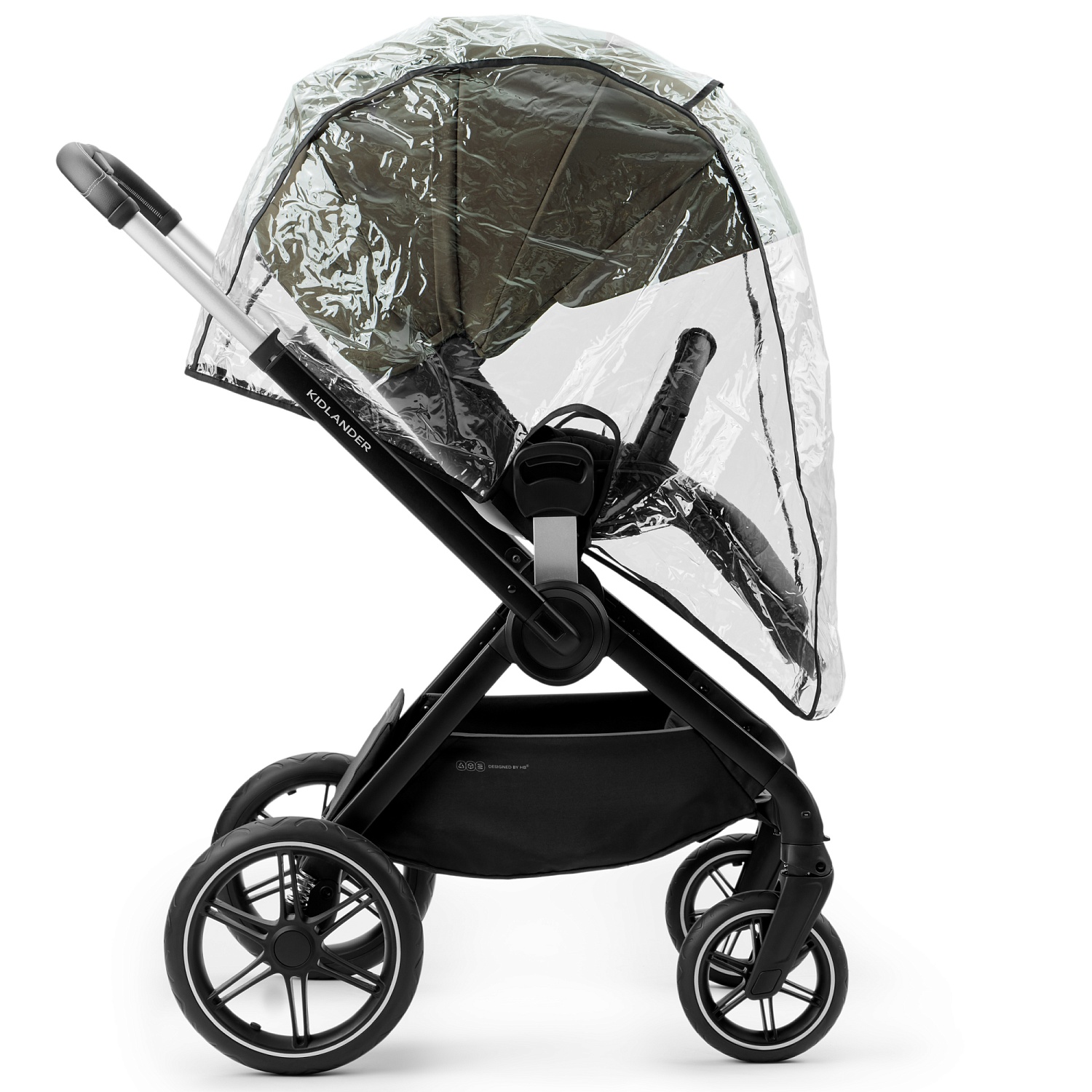 Happy Baby Коляска 2 в 1 KIDLANDER, dark olive