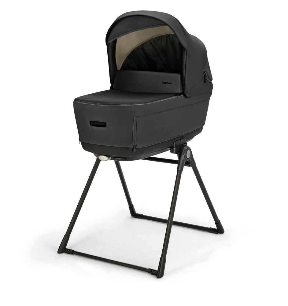 Коляска 2 в 1 Inglesina Electa New с подставкой под люльку Stand Up, Upper Black