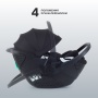 Автокресло RANT AY378 "ASTER zero" Black (40-87см)