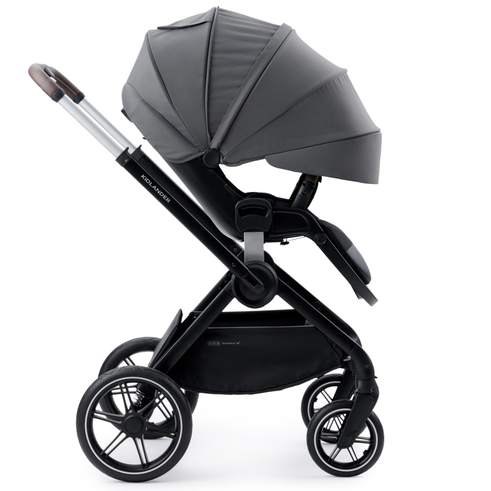 Happy Baby Коляска 2 в 1 KIDLANDER, dark grey