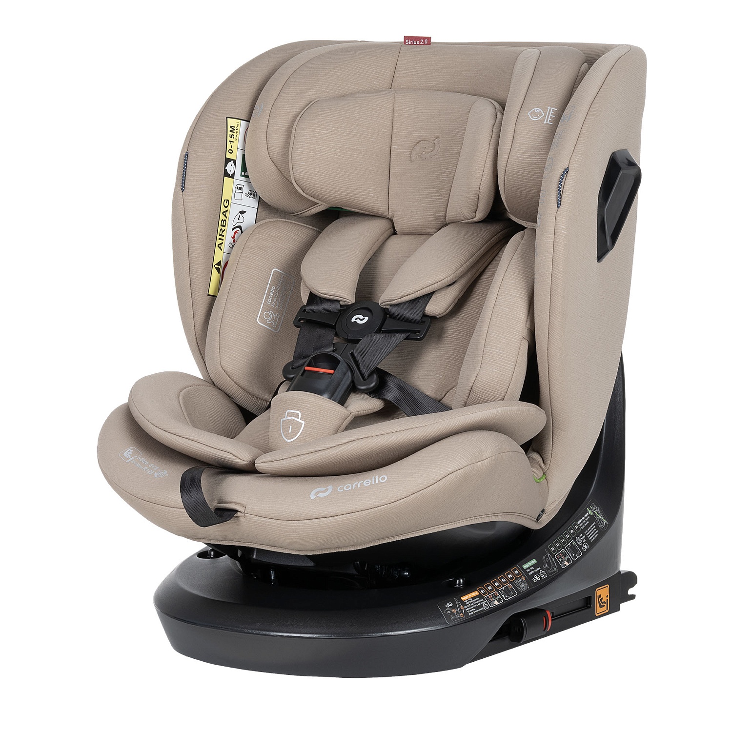 Carrello АВТОКРЕСЛО  AY829T  Sirius 2.0  Sandstone Beige