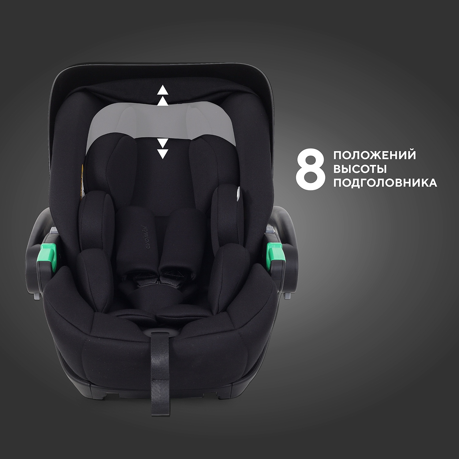 Автокресло RANT KBH602 "EVOMAX" Black (40-87см)