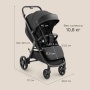 Happy Baby Коляска прогулочная SENSA, black nova
