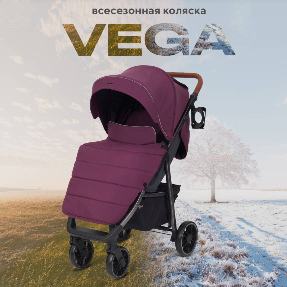 Коляска детская RANT "VEGA" RA057 Purple