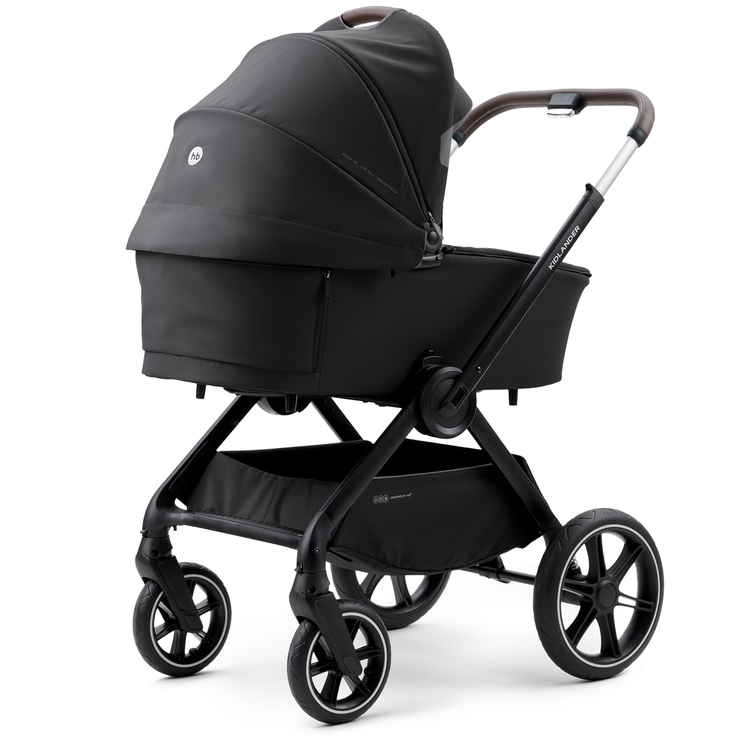 Happy Baby Коляска 2 в 1 KIDLANDER, black