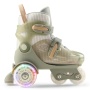 Happy Baby Раздвижные роликовые коньки детские SUNNY WHEELS, olive, S (26-29)