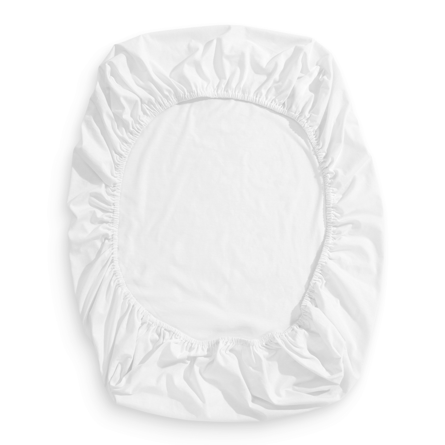 Happy Baby Набор простыней на резинке 100x70 см, 2 шт., белый / white