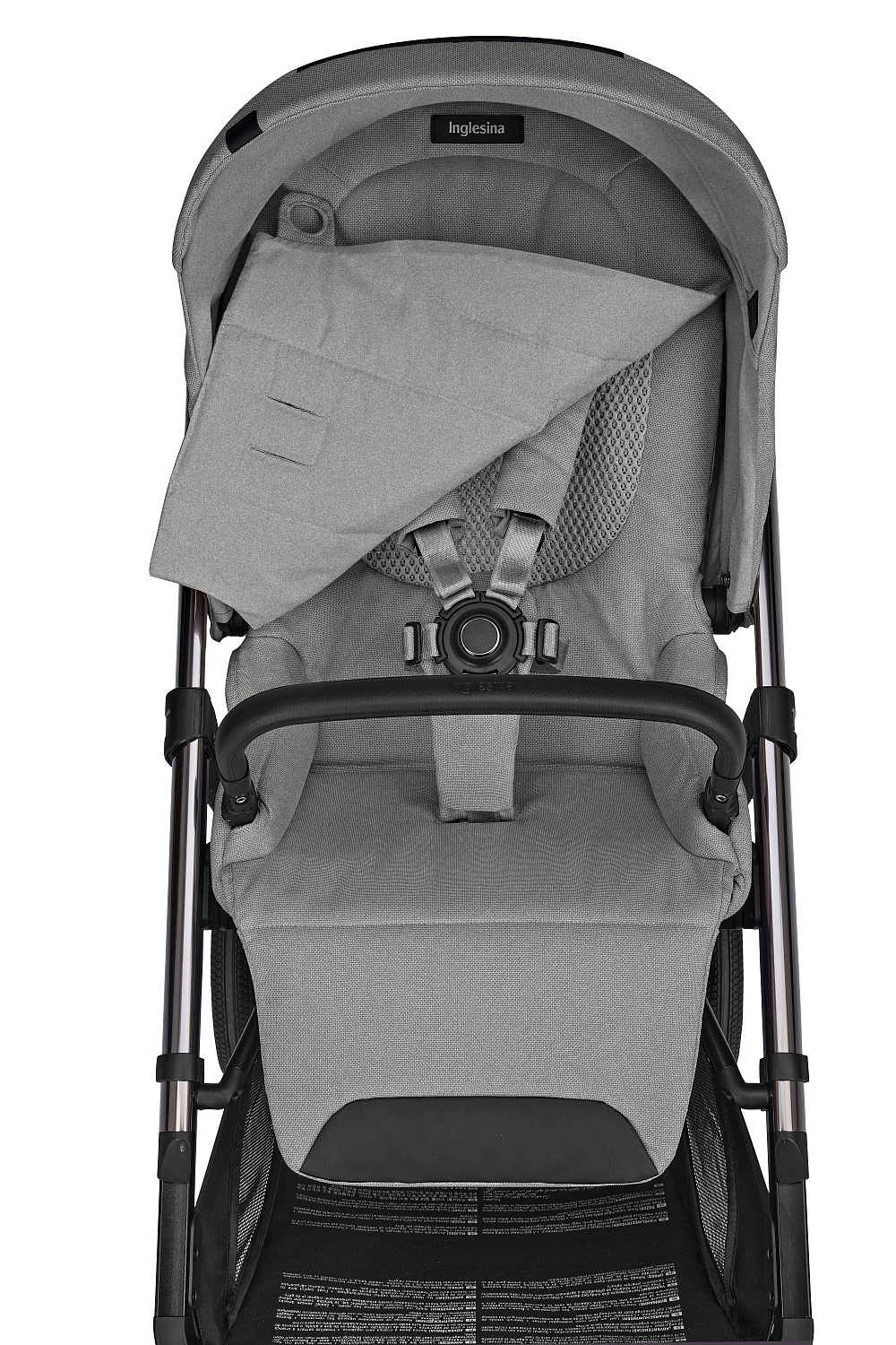 Коляска 3 в 1 Inglesina Aptica Platinum Grey Darwin i-Size