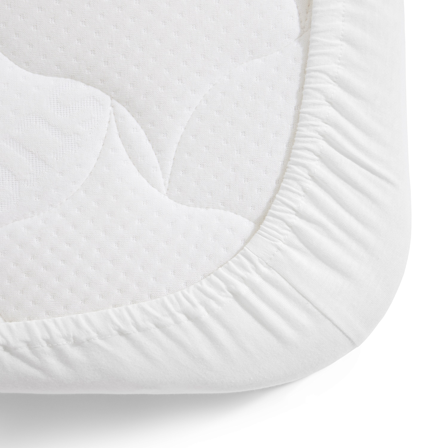 Happy Baby Набор простыней на резинке 140x70 см, 2 шт., белый / white
