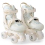 Happy Baby Ролики-коньки 3в1 детские SKROLLS, blue flowers, size M