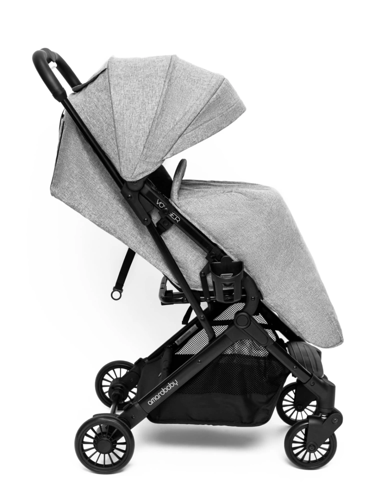 Коляска прогулочная AMAROBABY VOYAGER, серый